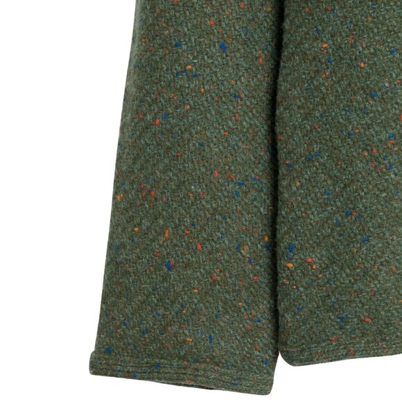 Sundazed (Belgium) Chevron Tweed Knit Bias Bound Cloverleaf Cardigan : M - Picture 5 of 8